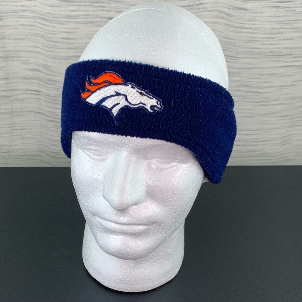 Denver Broncos ear warmer.